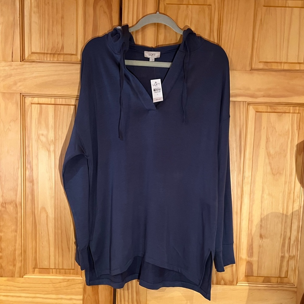 Super soft LOFT hoodie.  Size L